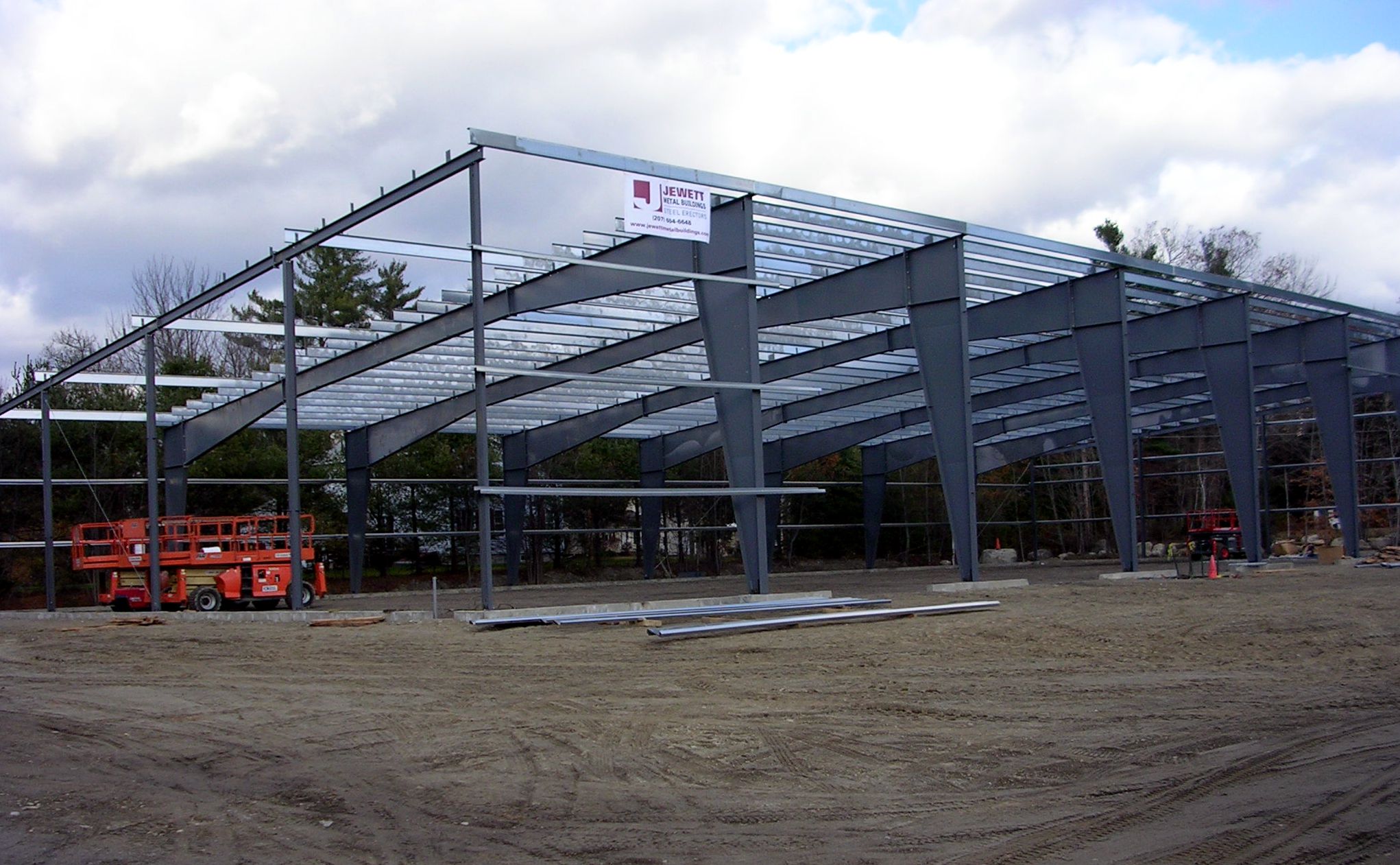 Jewett Metal Buildings Erects Boat Storage Building for Mid-Maine 
