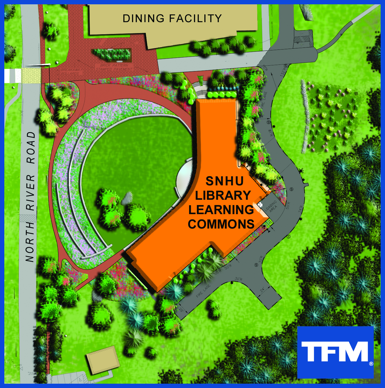 SNHU Library Learning Commons Site Plan