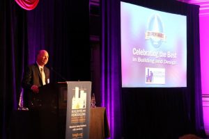 Bob Ernst speaking at 2015 PRISM Awards