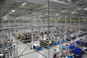 Overhead View of the Production Area