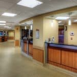 Patient Tower Nurse Station (finished in 2011) shows similar layout of what Tower 4 will look like when complete.