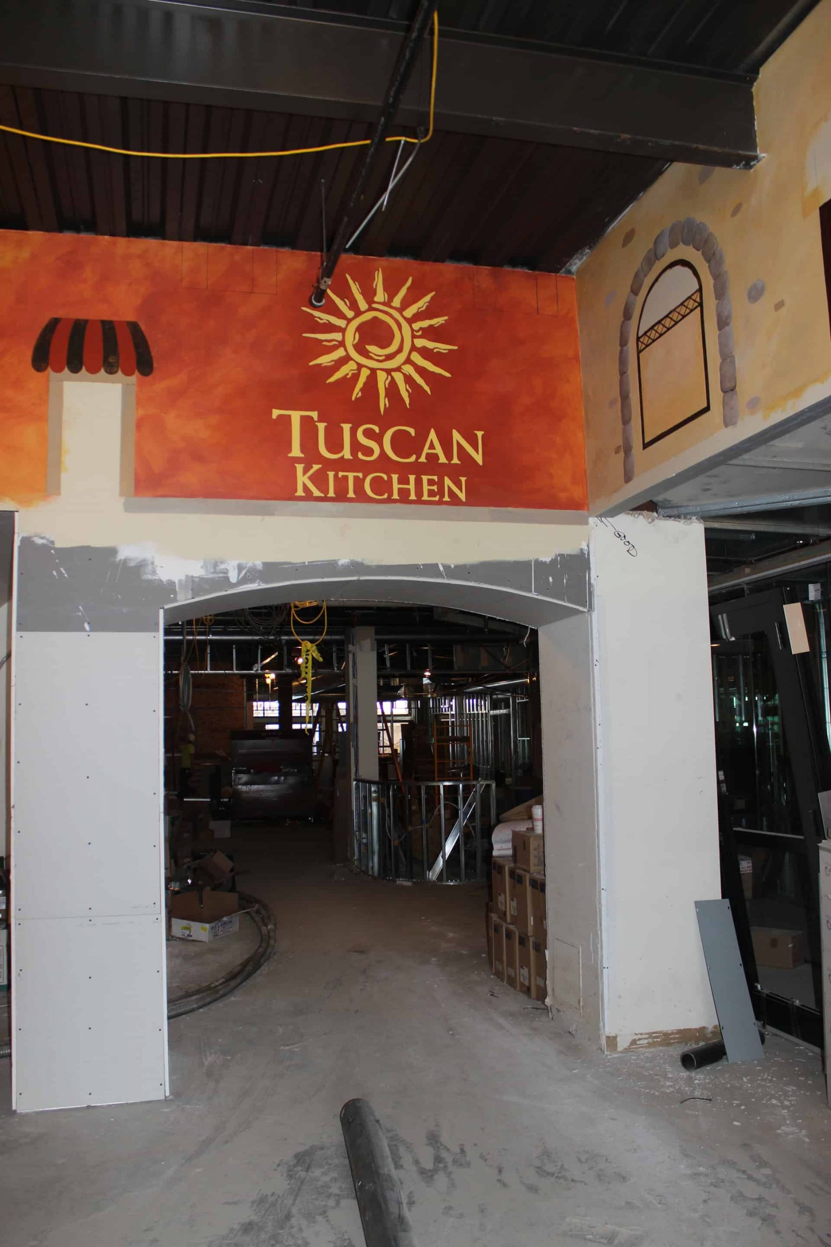 Tuscan Kitchen Entryway