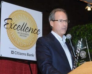 Mark Stebbins at podium / Andruskevich Photography