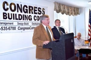 Mayor Martin and Bill Nicholson