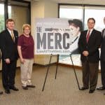 (l to r) Steven Rosenthal, President and CEO of Northland; Robert Waddick, City Council President; Jeannette McCarthy, Mayor of the City of Waltham; Kent Gonzales, Senior Development Manager at Northland; and Peter Standish, Senior Vice President at Northland.
