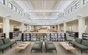 Interior of Tiverton Public Library /Union Studio