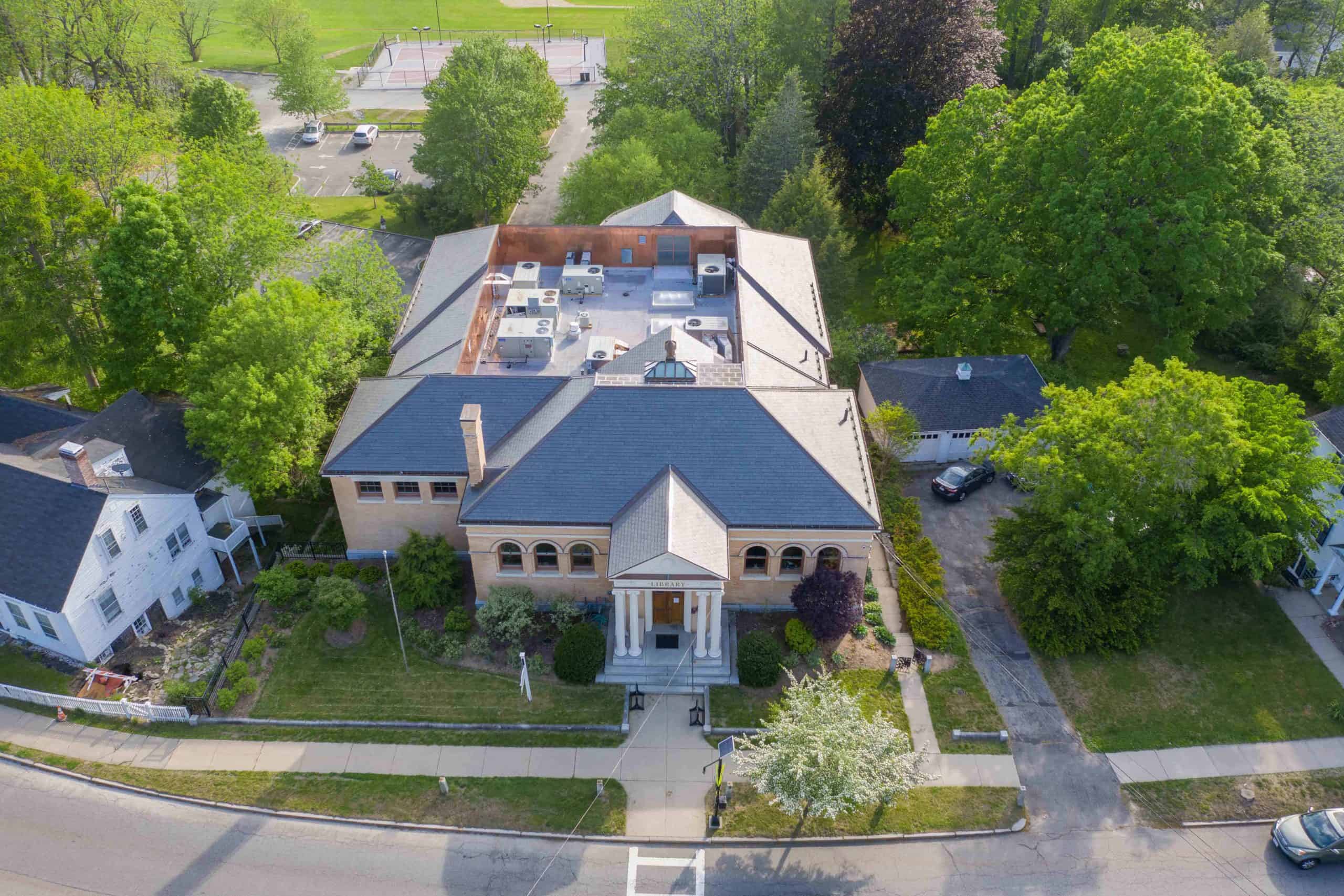 Groton Public Library Gets New Roof HighProfile Monthly