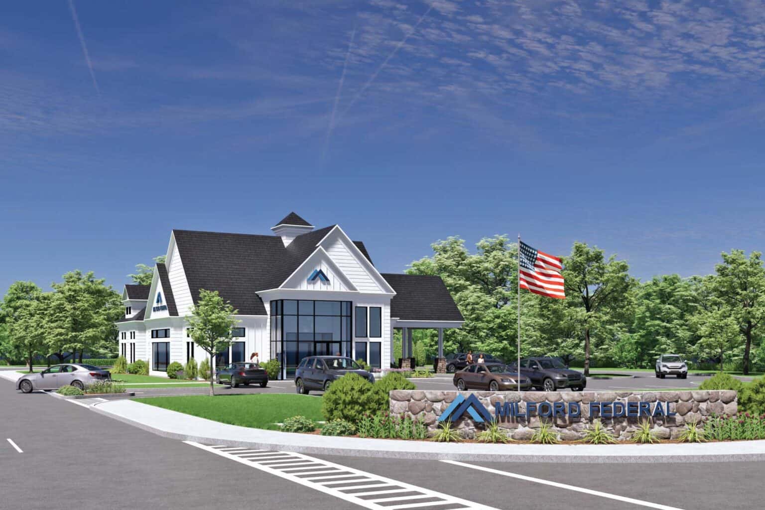 Maugel DeStefano Designs New Bank Branch for Milford Federal High