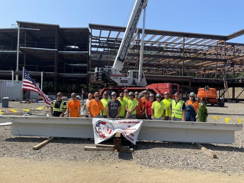 Topping Off Held for 154,000sf Elementary School in Swampscott High